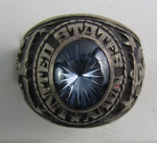 WW2 period USN Class Ring-Sterling By Jostens