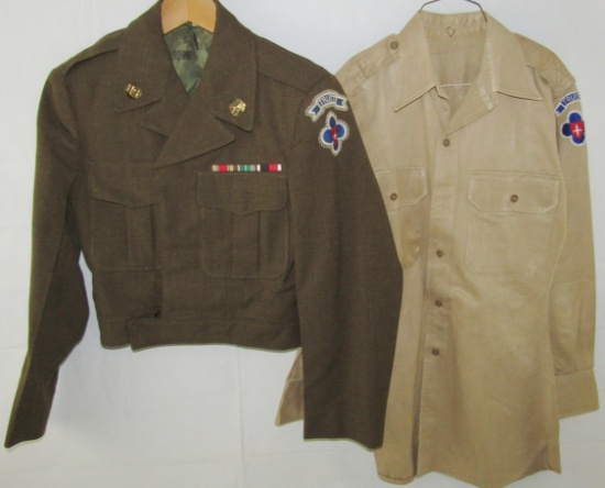 WW2 Occupation Jacket/Shirt Worn By U.S. Trieste Troops