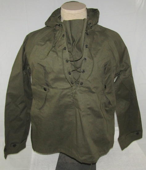 Scarce Early Vietnam War Period U.S. Army Issue Foul Weather Pullover-Unissued W/Cutter Tags