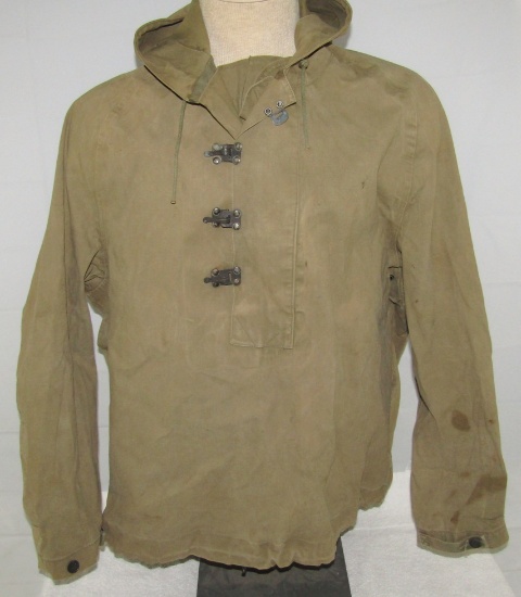 Rare WW2 U.S. Army Issue Foul Weather Pullover-Named