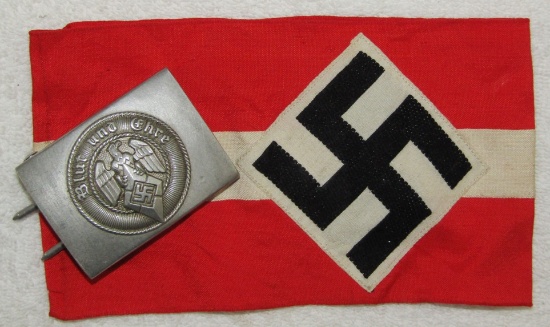 2pcs-Hitler Youth Armband/Belt Buckle