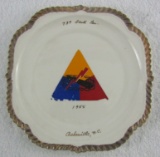 U.S. Armored 737th tank Battalion Reunion Plate-1954 Asheville, NC