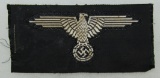 WW2 Waffen SS Arm Eagle For Enlisted-Bevo Embroidered.