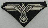 Scarce Waffen SS Arm Eagle-Late War Printed Example