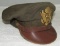 WW2 U.S. Army/Air Corp Officer's Green Visor Cap-True Crusher-Fighter By Bancroft-Named