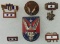 6pcs-WW2 Period U.S. Homefront Pins-Excellence Award/Son In Service