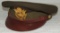 WW2 Period U.S. Army/Army Air Corp Officer's OD Visor Cap-By Luxenberg