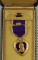 WW2 Period Sewn Slot Brooch Purple Heart With Case-Not Named