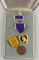 Vietnam War Period KIA Engraved Purple Heart-Vietnam Service Medal