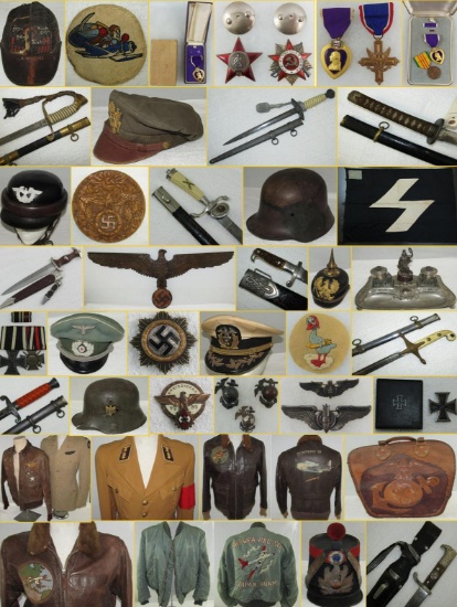 MILITARY COLLECTIBLES AUCTION TUESDAY AUG. 6, 2019