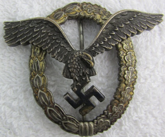 Luftwaffe Pilot Badge-B & N L