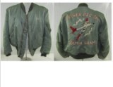 1st Generation MA-1 Flight Jacket With Embroidered Artwork-56th Weather Recon Squadron-Named
