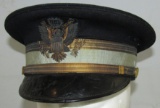 Early 1900's U.S. Army Officer's Visor Cap-Bullion Embroidered Insignia