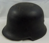 Early German Civil/Fire Police Helmet-Heavy Steel Version-Named