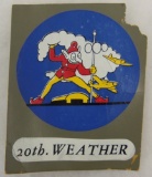 Early 20th Weather Squadron Patch