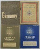 4pcs-WW2 Period U.S. Soldier Foreign Country/Language Guides