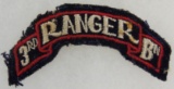 Original WWII Period 3rd Ranger Battalion Scroll