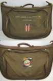 WW2 Period U.S. Army Air Force CBI Theater B4 Bag With Artwork-Named