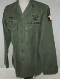 Vietnam War Period Special Forces/101st Airborne Combat Shirt Named.