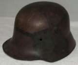 M1916 German Helmet With Original Camo Paint Finish