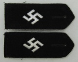Schutzpolizei (Schupo) Matching Pair Shoulder Boards For Officer