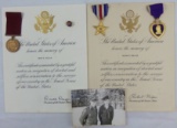 WW2 Period Father & Son Medal Grouping-Named Silver Star/Purple Heart