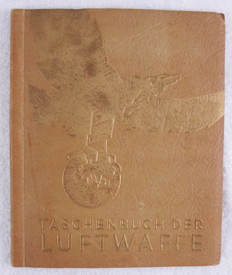 Early Luftwaffe Cigarette card Booklet-"TASCHENBUCH DER LUFTWAFFE"