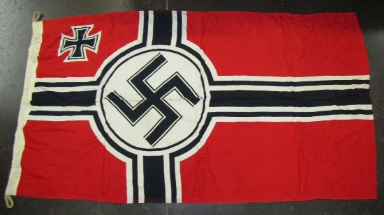 WW2 German Kreigs Flag-Rare Holland Maker Stamping-100cm X 170cm (3' X 5')