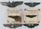6pcs-WW2 Period U.S. Army Air Corp Bombardier/Air Gunner Wings