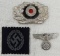 3pcs-Misc. WWII Period German Cap Insignia