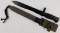 Unknown Bayonet With Scabbard