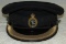 WWII British Signal Corps Dress Visor Hat For Senior Officer Ranks.