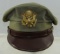 U.S. Army/Army Air Corp Officer's True Crusher W/Single Ply Soft Leather Visor-Olive Color Variant