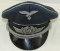 Luftwaffe Officer's Visor Hat-Bullion Insignia-Pekuro