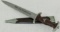 Nice Early SA Dagger With Scabbard-Scarce Maker