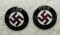 2pcs-WW2 Period Party Pins-