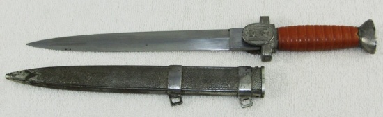 Red Cross Leader Dagger With Scabbard