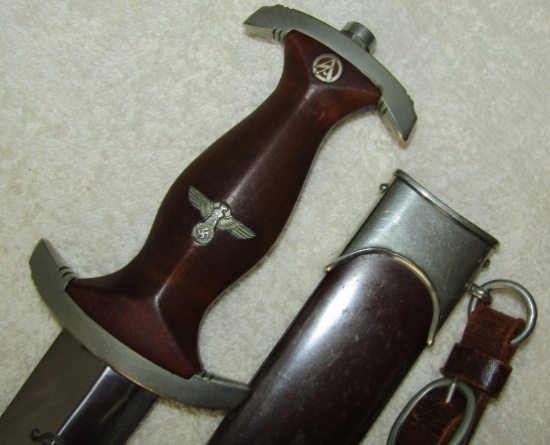 Early SA Dagger With Scabbard/Hanger-Scarce Maker Of MALSCH & AMBRONN