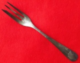 WW2 Period 3 Tine Silverware Fork With Fritz Sauckel Stylized Eagle