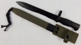 Unknown Bayonet With Scabbard