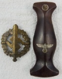 2pcs-SA Sports Badge In Bronze-SA Dagger Grip