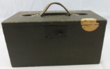 WW2 Period German Wood Box For Carbon Dioxide Indicator