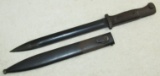 Early WWII K98 Bayonet With Scabbard-S/172 Non Matching Numbers