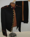 WW2 Period USMC Lt. Colonel's Formal Dress Jacket With Pants-Korean war Period EGA's