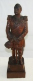 Prussian/WW1 Period Hand Carved Kaiser Wilhelm II Statuette