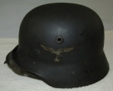 M40 Single Decal Luftwaffe Helmet With Liner/Chin Strap