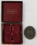 Silver Wound Badge With Issue Case-Klein & Quenzer