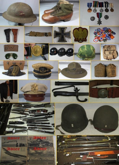 MILITARY COLLECTIBLES AUCTION  NOV. 26, 2019 5pm