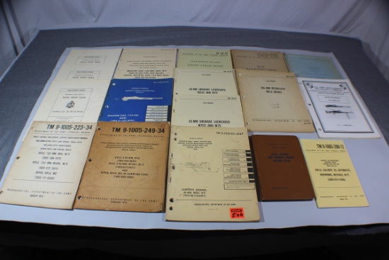 Large Lot Of Vietnam Field & Weapons Manuals.