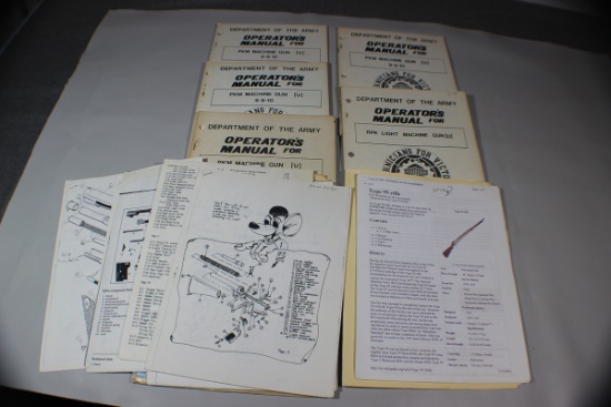 Large Lot Of Foreign Weapons Manuals, Reprints, and Information.